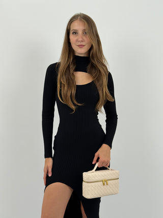 Abito in Maglia Taylor Nero