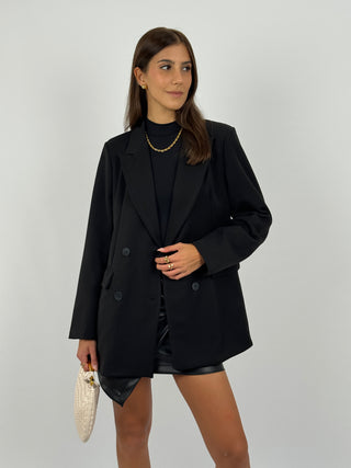 Blazer Doppiopetto Classique Nero