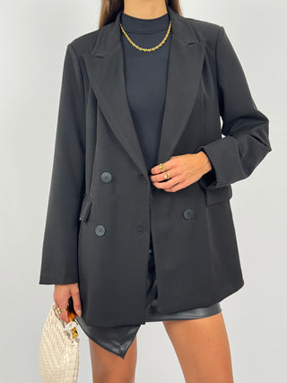 Blazer Doppiopetto Classique Nero
