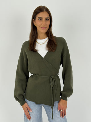 Cardigan Twist Verde