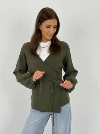 Cardigan Twist Verde