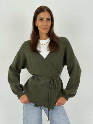 Cardigan Twist Verde