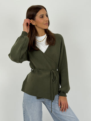 Cardigan Twist Verde