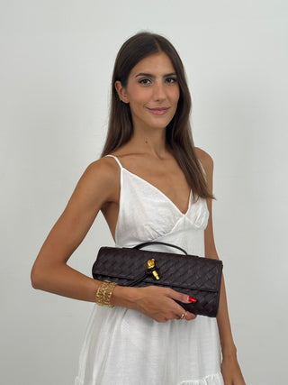 Clutch Aura Marrone