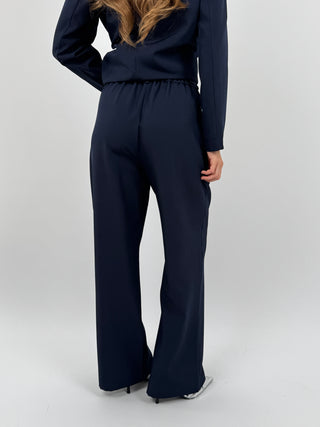 Tailleur con Laccio Laterale Love Blu