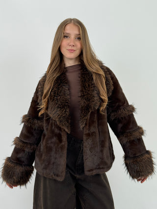 Pelliccia Grenoble Marrone