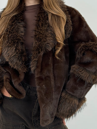 Pelliccia Grenoble Marrone