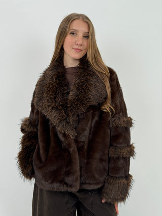 Pelliccia Grenoble Marrone