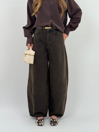 Jeans Lumina Carpenter Marrone