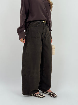 Jeans Lumina Carpenter Marrone