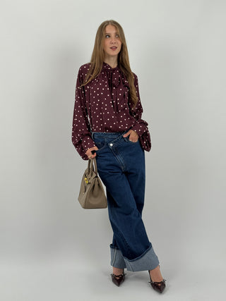 Jeans Criss Cross Lumina Blu Scuro