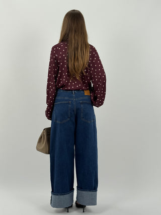 Jeans Criss Cross Lumina Blu Scuro