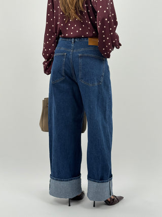 Jeans Criss Cross Lumina Blu Scuro