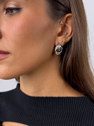 Orecchini Triple Hoop