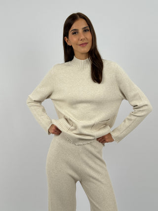 Coordinato Comfy Offset Beige
