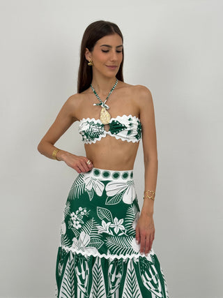 Set Top e Gonna Selene Verde