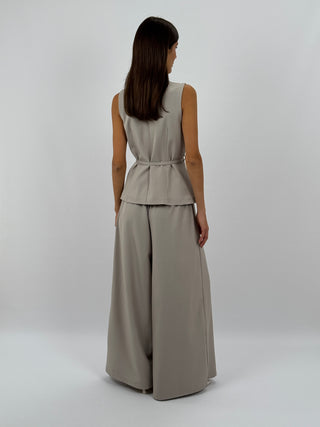 Coordinato Gilet e Pantalone Daphne Grigio
