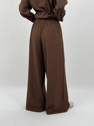 Coordinato Camicia e Pantalone Milly Marrone