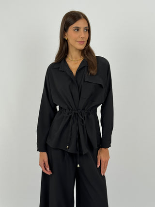 Coordinato Camicia e Pantalone Milly Nero