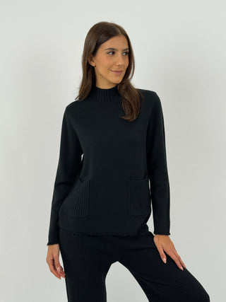 Coordinato Comfy Offset Nero