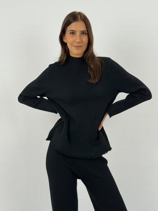 Coordinato Comfy Offset Nero