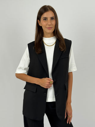 Coordinato Gilet e Pantalone Nero