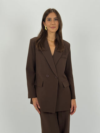 Completo Giacca e Pantalone Amelia Marrone