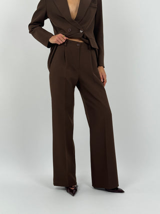 Completo Giacca e Pantalone Amelia Marrone