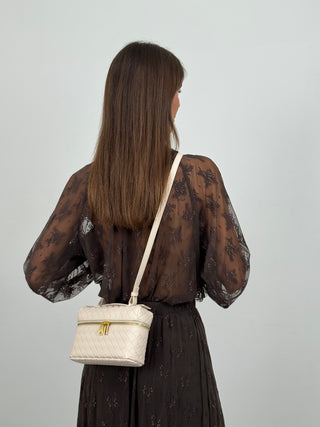 Borsa Vanity Crema