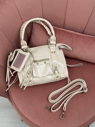 Petit sac à main taupe Cosmopolitan