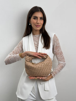 Borsa a Mano Knot Nude