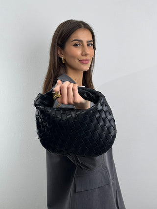 Borsa a Mano Knot Nera