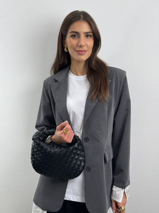 Borsa a Mano Knot Nera