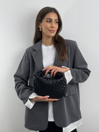 Borsa a Mano Knot Nera