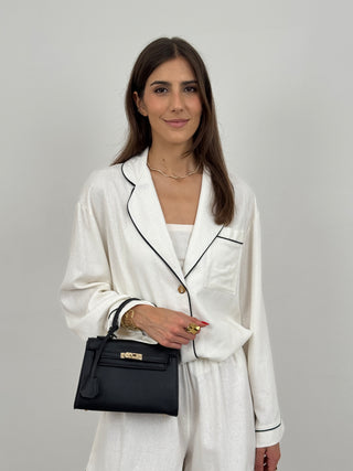 Borsa a Mano Grace Nera