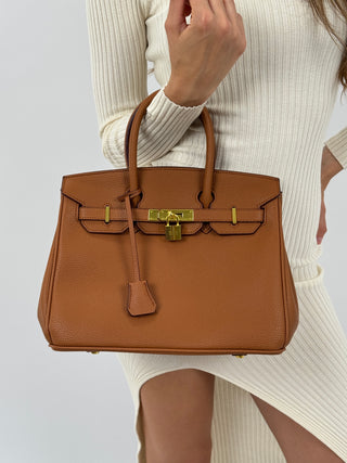 Borsa a Mano Cassy Cuoio