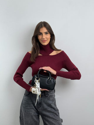 Borsa a Mano Miu Nera