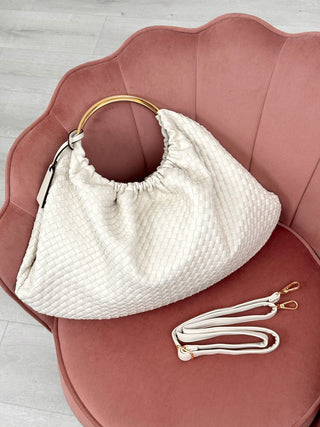 Petit sac à main taupe Cosmopolitan