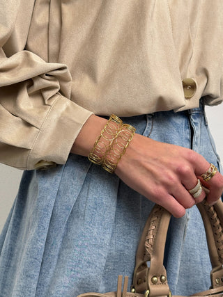 Bracelet Rigide Cercles
