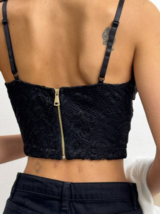 Bralette in Pizzo Nero