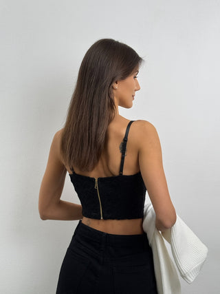 Bralette in Pizzo Nero