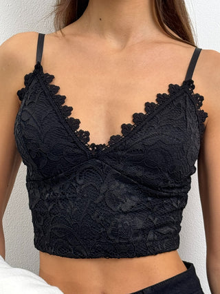 Bralette in Pizzo Nero