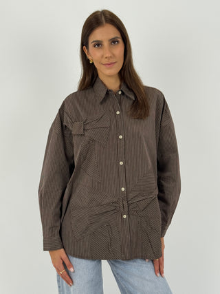 Camicia a Righe con Fiocchi