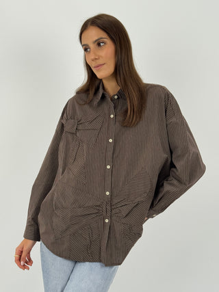 Camicia a Righe con Fiocchi