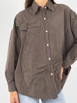 Camicia a Righe con Fiocchi