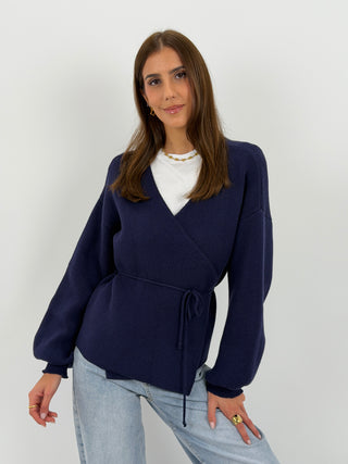 Cardigan Twist Blu