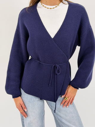 Cardigan Twist Blu