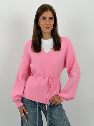 Cardigan Twist Rosa