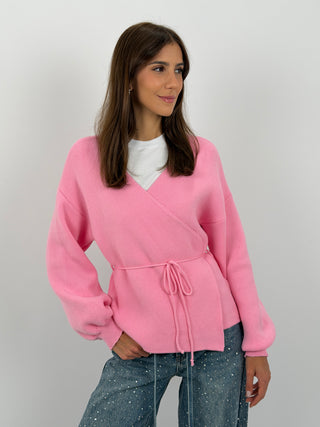 Cardigan Twist Rosa
