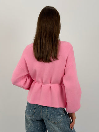 Cardigan Twist Rosa